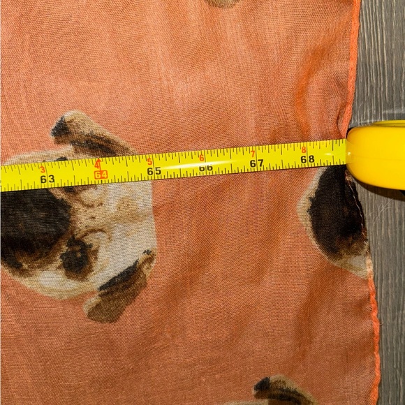 Pug Scarf 34" x 69" - Picture 7 of 7